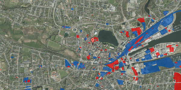 Jordforureningskort på Borgergade 1B, . , 6000 Kolding