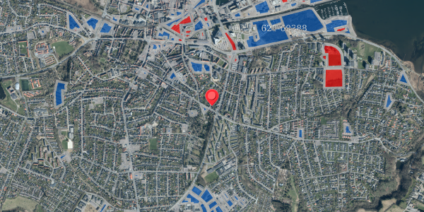 Jordforureningskort på Borgmestervangen 21, 6000 Kolding