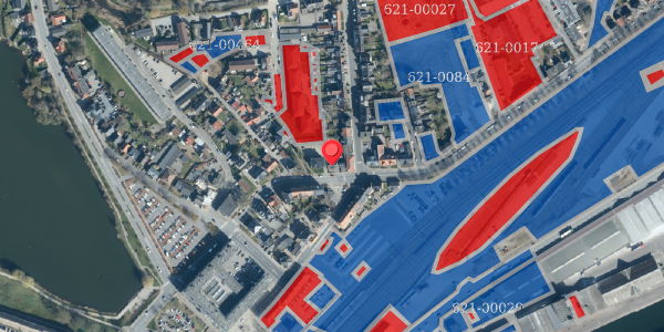 Jordforureningskort på Fredericiagade 27, 6000 Kolding