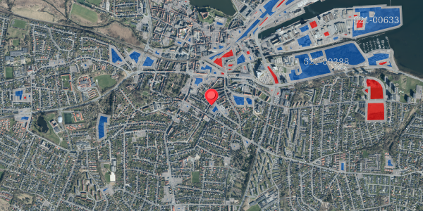Jordforureningskort på Mariegade 7, 6000 Kolding