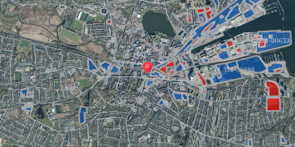 Jordforureningskort på Søndergade 21, 6000 Kolding
