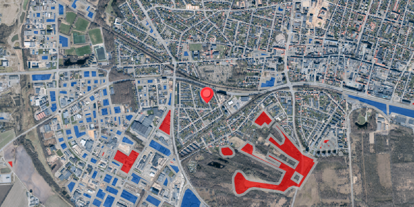 Jordforureningskort på Thujavej 3, 7400 Herning