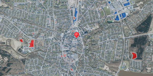 Jordforureningskort på Danmarksgade 16, 7500 Holstebro