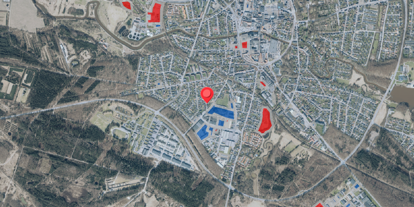 Jordforureningskort på Ryesvej 21, 7500 Holstebro