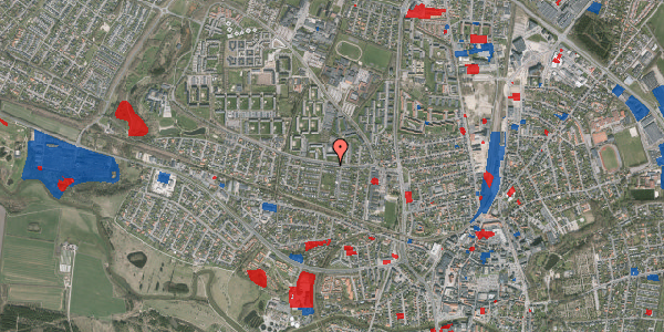 Jordforureningskort på Thorsvej 21, 7500 Holstebro