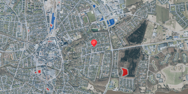 Jordforureningskort på Vikkevej 16, 7500 Holstebro