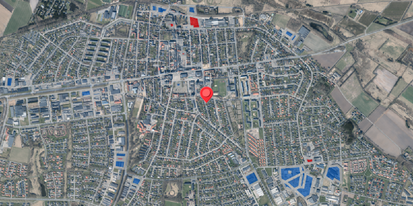Jordforureningskort på Danmarksgade 21, 7430 Ikast
