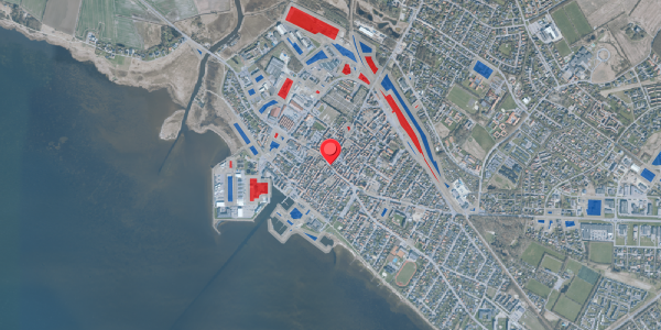 Jordforureningskort på Algade 1B, 6950 Ringkøbing