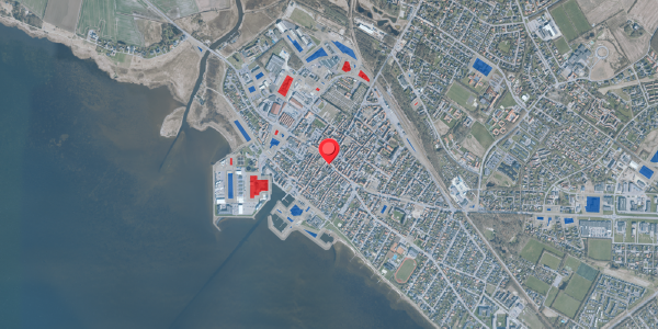 Jordforureningskort på Algade 6, 6950 Ringkøbing