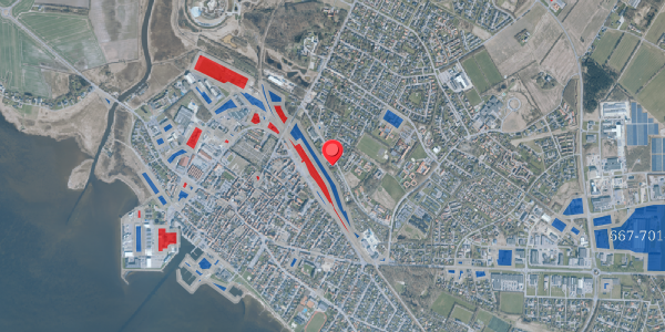 Jordforureningskort på Byskellet 42, 6950 Ringkøbing