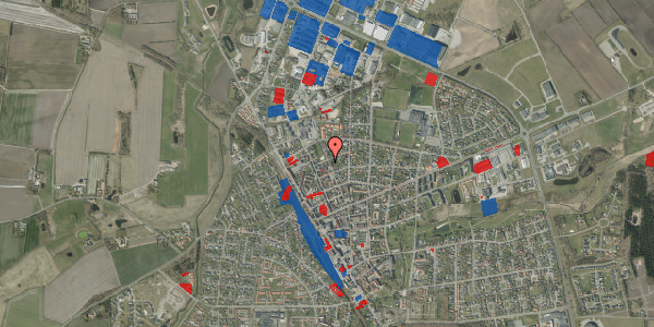 Jordforureningskort på Danmarksgade 21, 6900 Skjern