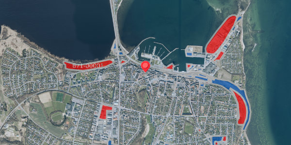 Jordforureningskort på Bjerggade 13, 7600 Struer