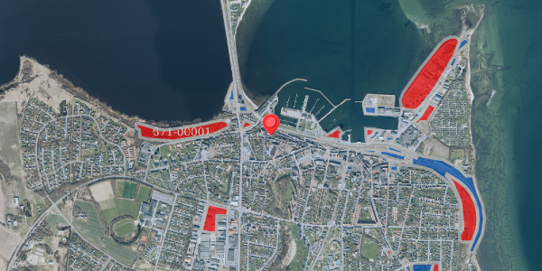 Jordforureningskort på Bjerggade 36, 7600 Struer