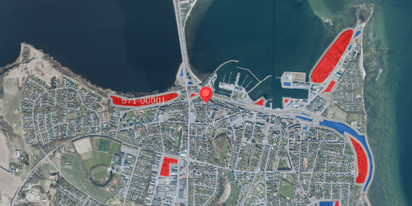 Jordforureningskort på Bjerggade 42, 7600 Struer