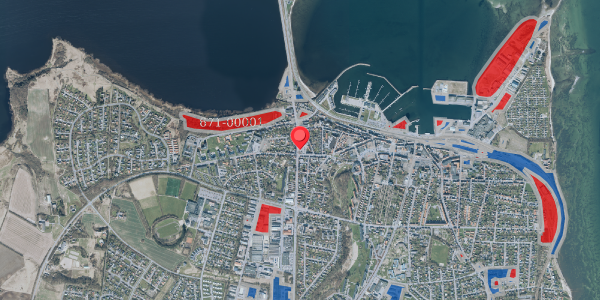 Jordforureningskort på Holstebrovej 21, 7600 Struer