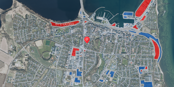 Jordforureningskort på Langgade 21, 7600 Struer