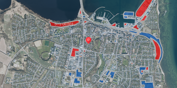 Jordforureningskort på Langgade 23, 7600 Struer