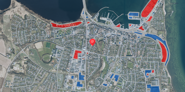 Jordforureningskort på Langgade 25, . , 7600 Struer