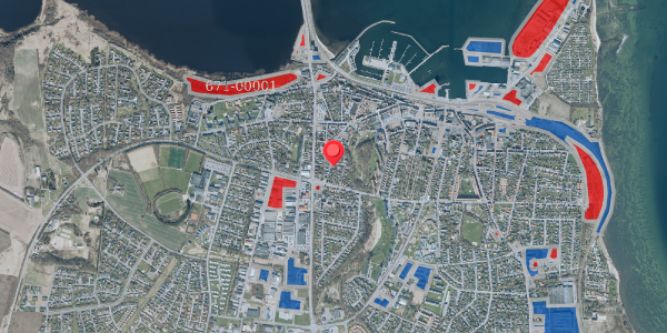 Jordforureningskort på Langgade 38, 7600 Struer