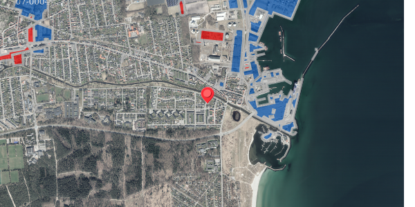 Jordforureningskort på Blichersvej 7, 8500 Grenaa
