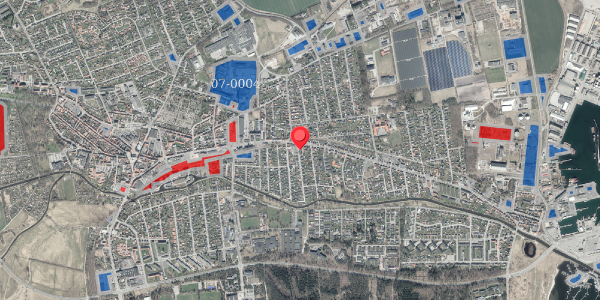 Jordforureningskort på Engdalen 7E, 8500 Grenaa
