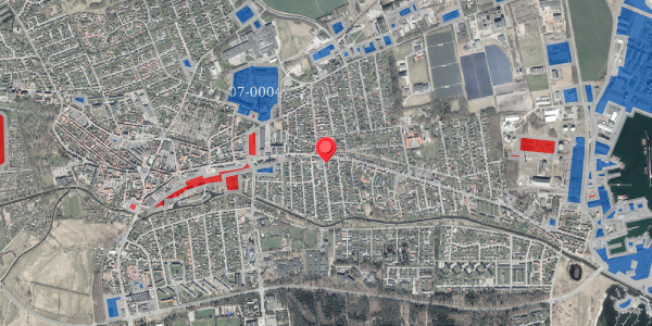 Jordforureningskort på Engdalen 7K, 8500 Grenaa