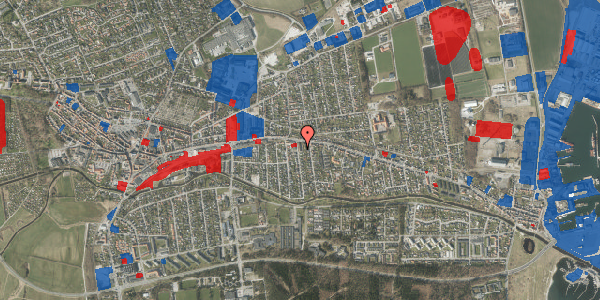 Jordforureningskort på Engdalen 9K, 8500 Grenaa