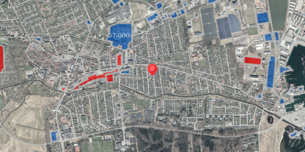 Jordforureningskort på Engdalen 16, 8500 Grenaa