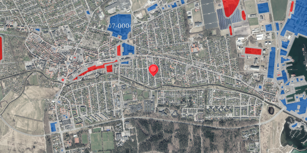 Jordforureningskort på Engdalen 28, 8500 Grenaa