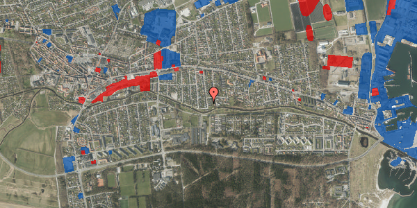 Jordforureningskort på Engdalen 33, 8500 Grenaa