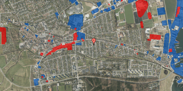 Jordforureningskort på Engdraget 8, 8500 Grenaa