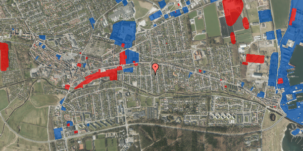 Jordforureningskort på Engdraget 9, 8500 Grenaa