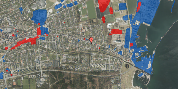 Jordforureningskort på Nyvej 2, 8500 Grenaa