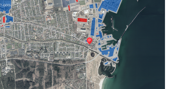 Jordforureningskort på Strandgade 21, 8500 Grenaa