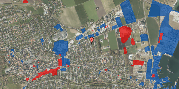 Jordforureningskort på Thorsvej 21, 8500 Grenaa