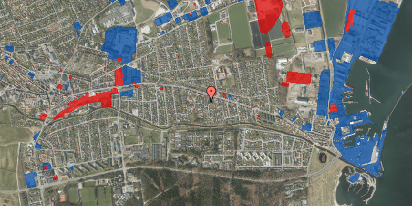 Jordforureningskort på Ådalen 2E, 8500 Grenaa