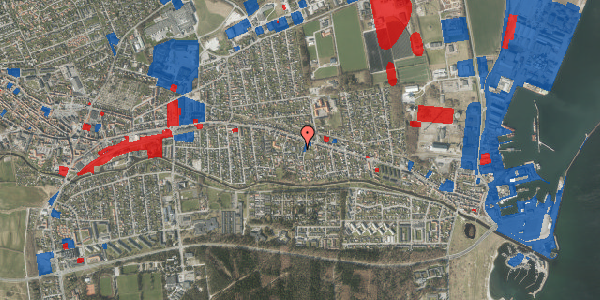 Jordforureningskort på Ådalen 2F, 8500 Grenaa