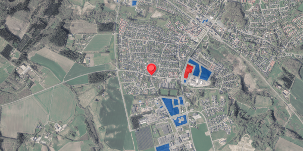 Jordforureningskort på Hammelvej 14, 8370 Hadsten