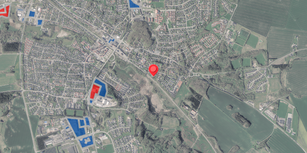 Jordforureningskort på Oddervej 5, 8370 Hadsten