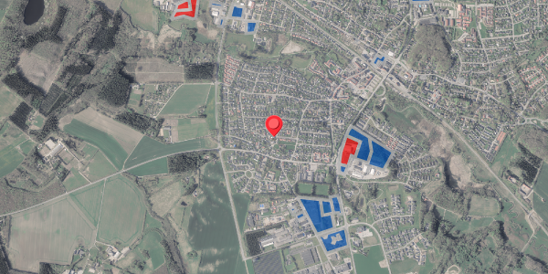 Jordforureningskort på Tellusvej 13, 8370 Hadsten
