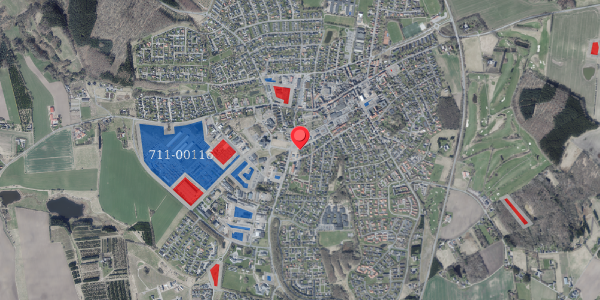 Jordforureningskort på Banealle 21, 8450 Hammel