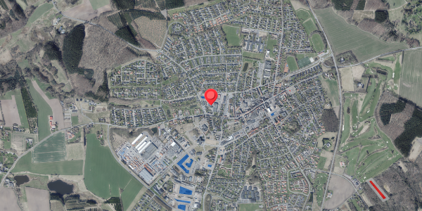 Jordforureningskort på Dalvej 1A, 8450 Hammel