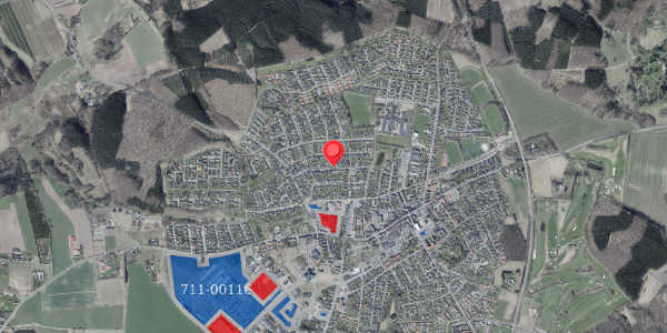Jordforureningskort på Ditzelsvej 21, 8450 Hammel