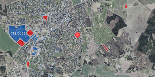 Jordforureningskort på Eriksminde 2, 8450 Hammel