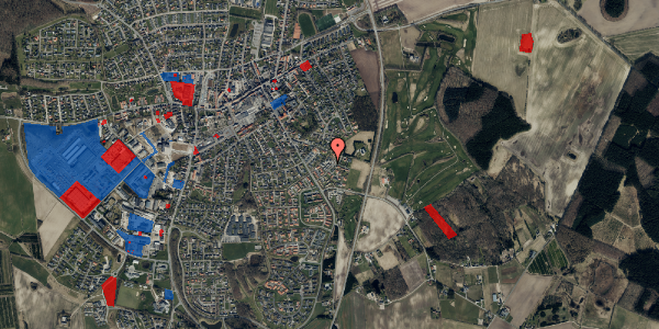 Jordforureningskort på Eriksminde 21, . 3, 8450 Hammel