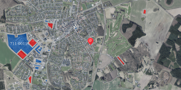 Jordforureningskort på Eriksminde 21, . 6, 8450 Hammel