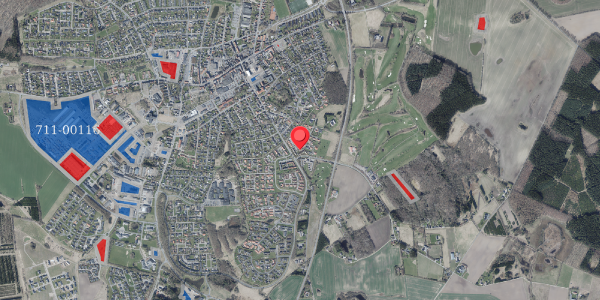 Jordforureningskort på Eriksminde 22, 8450 Hammel