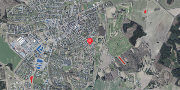 Jordforureningskort på Eriksminde 25, . , 8450 Hammel