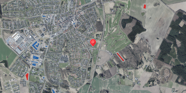 Jordforureningskort på Eriksminde 40, . , 8450 Hammel