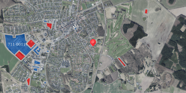 Jordforureningskort på Eriksminde 52, . , 8450 Hammel